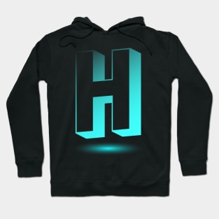 Letter H Letter Art Hoodie